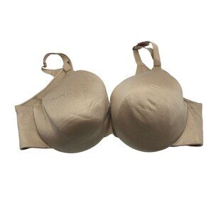 Cacique Womens Lightly Lined Full Coverage Bra Beige 42C